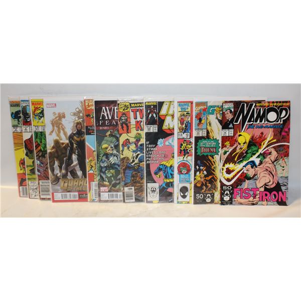 LOT OF 12 MARVEL COMIC BOOKS