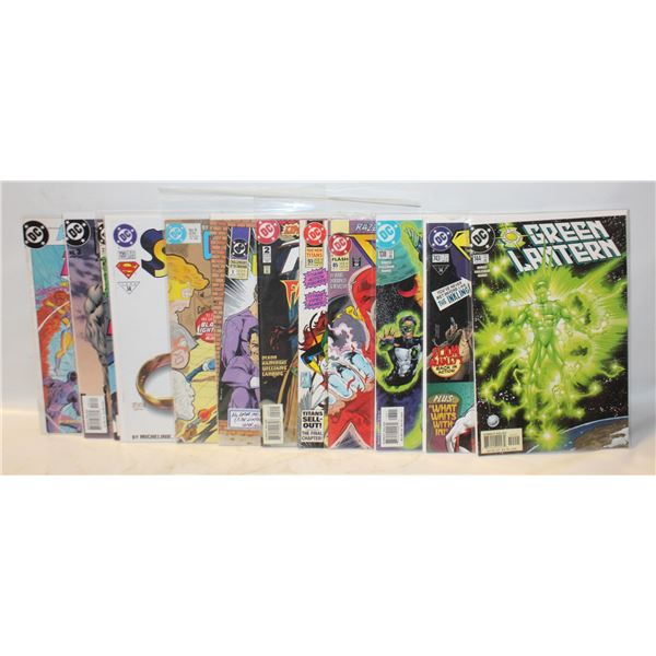 LOT OF 12 DC COMIC BOOKS