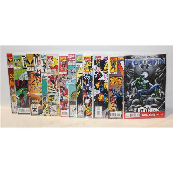 LOT OF 12 MARVEL COMIC BOOKS