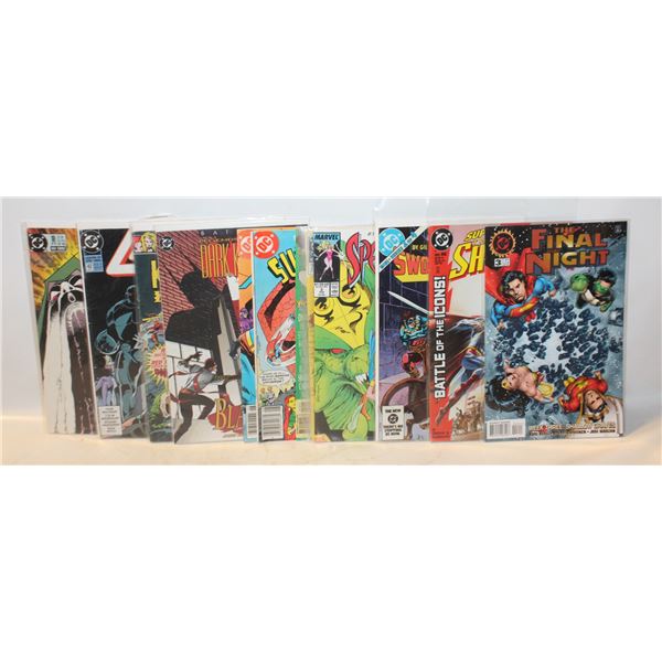 LOT OF 12 DC COMIC BOOKS