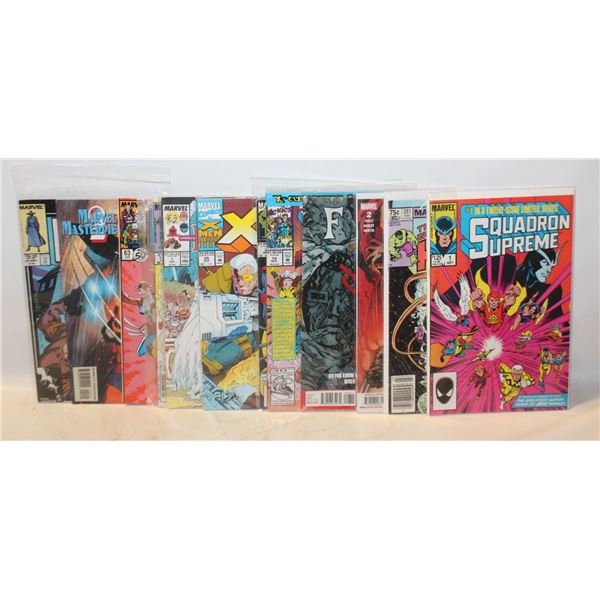 LOT OF 12 MARVEL COMIC BOOKS