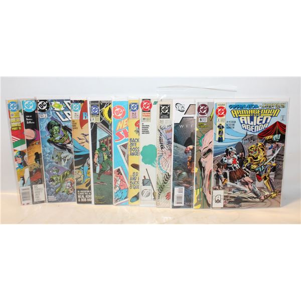 LOT OF 12 DC COMIC BOOKS
