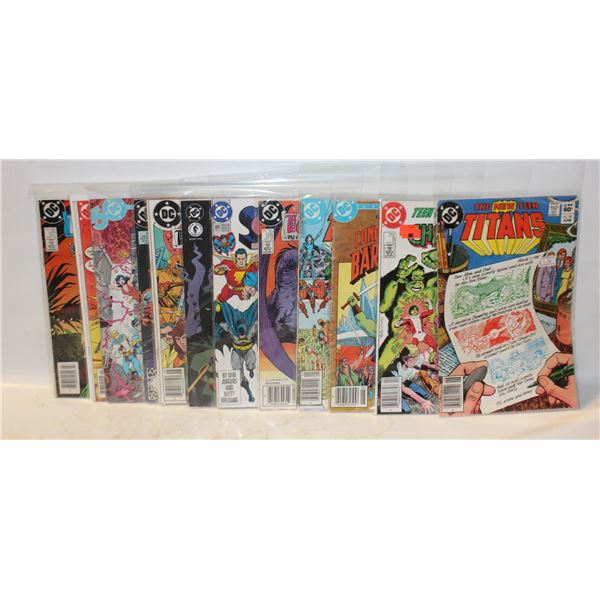 LOT OF 12 DC COMIC BOOKS