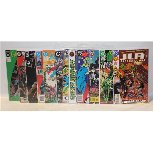 LOT OF 12 DC COMIC BOOKS