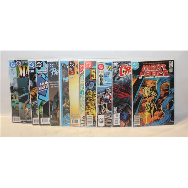 LOT OF 12 DC COMIC BOOKS