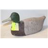 Image 1 : WORKING DECOY MALLARD DRAKE 1930S