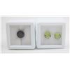 Image 1 : #248-NATURAL PERIDOT 2.50CT & DARK RED GARNET 2.35