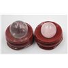 Image 1 : #63-NATURAL ROSE & CLEAR  QUARTZ SPHERE BALL +STAN