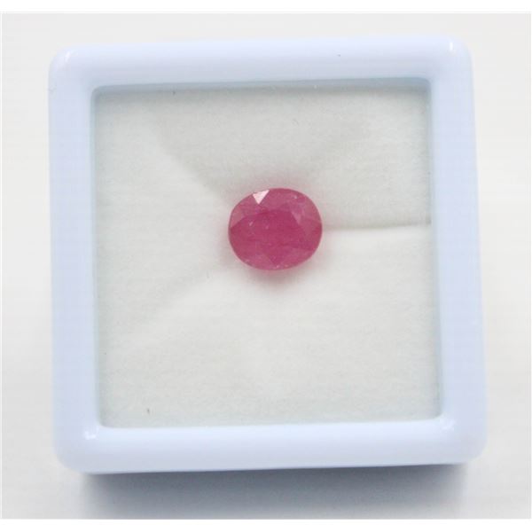 #126-NATURAL RED RUBY GEMSTONE 4.50CT