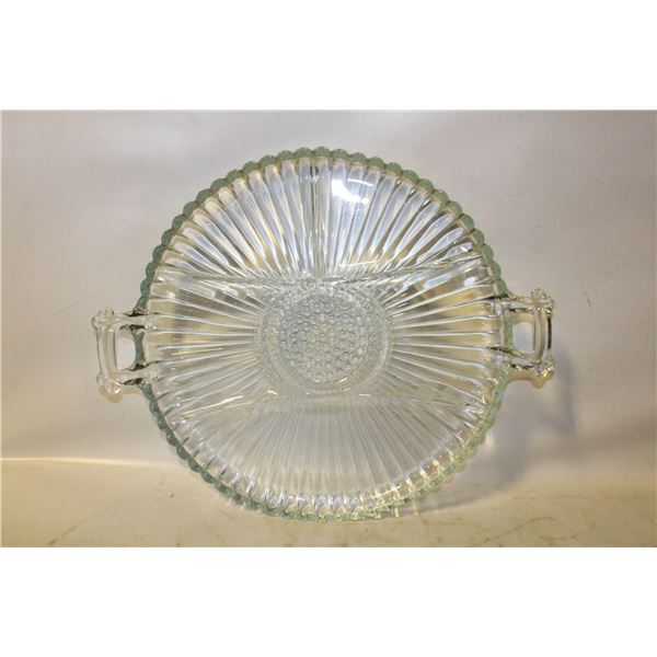 CUT GLASS PLATTER