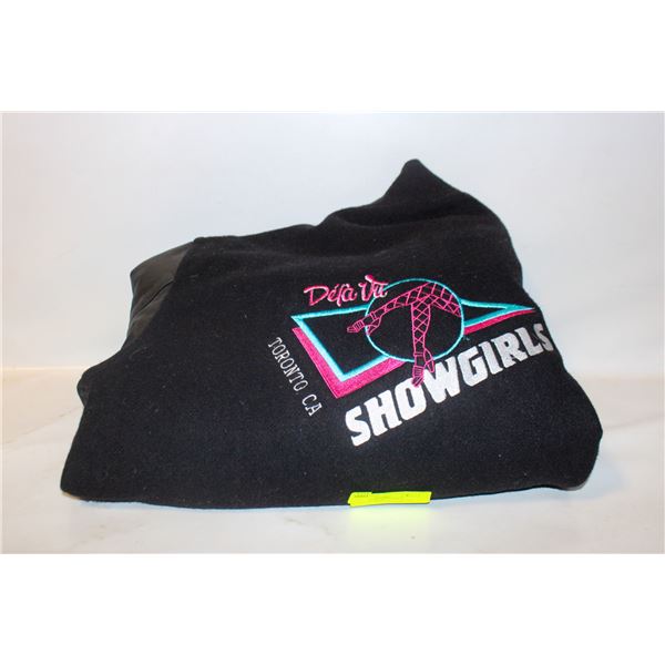 VINTAGE SHOWGIRLS MENS LETTERMAN COAT SZ S