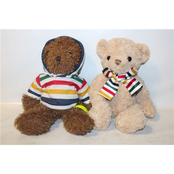 HUDSON BAY TEDDY BEARS TOGETHER
