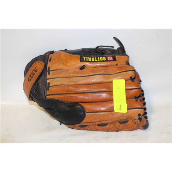 WILSON LEATHER ADULT BASEBALL GLOVE-ESTATE
