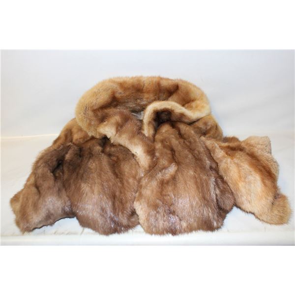 HUDSON BAY MINK FUR COAT VINTAGE HAS WEAR
