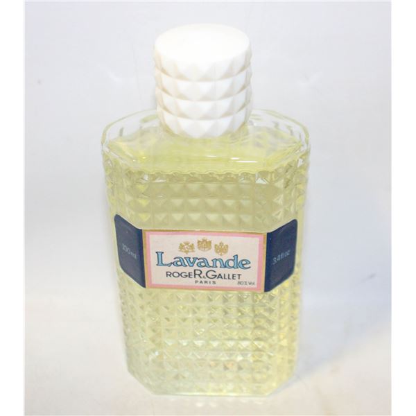 VINTAGE "LAVANDE" BY ROGER GALLET 100 ML PERFUME