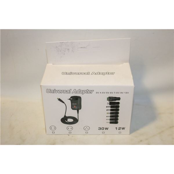 UNIVERSAL ADAPTER MODEL 12W 30W
