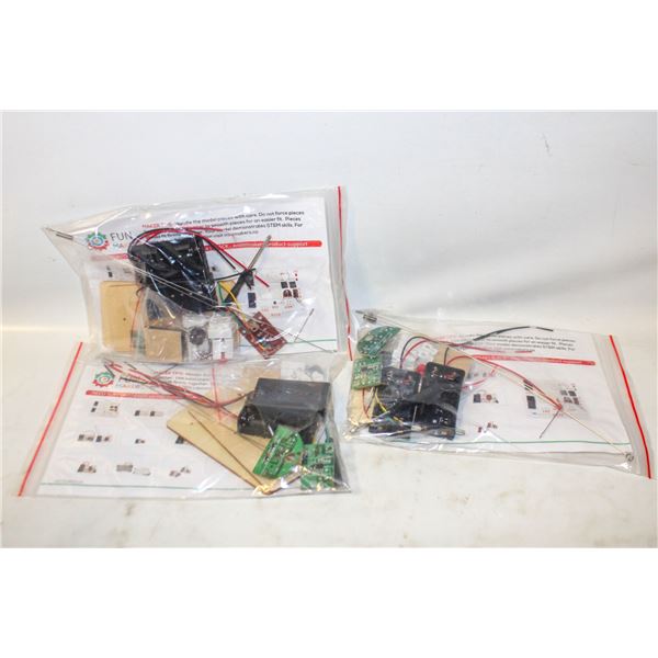 3 X TELEGRAPH COMMUNICATORS- FUN MAKERS WOODEN