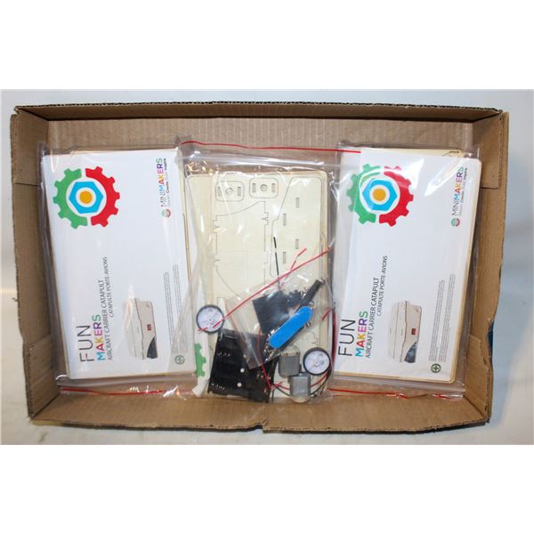 3 X AIRCRAFT CARRIER CATAPULT WOODEN MODEL KITS