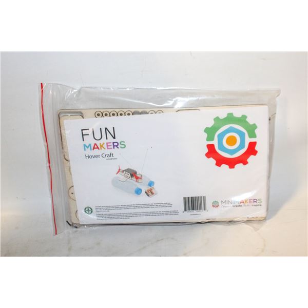 HOVERCRAFT WOODEN MODEL KIT WITH MOTOR