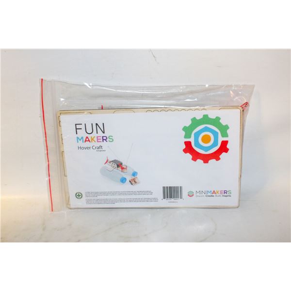 HOVERCRAFT WOODEN MODEL KIT WITH MOTOR