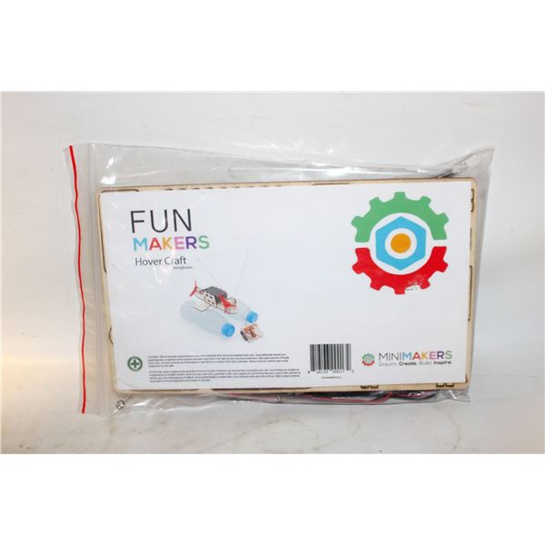 HOVERCRAFT WOODEN MODEL KIT WITH MOTOR