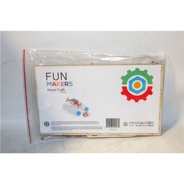 HOVERCRAFT WOODEN MODEL KIT WITH MOTOR