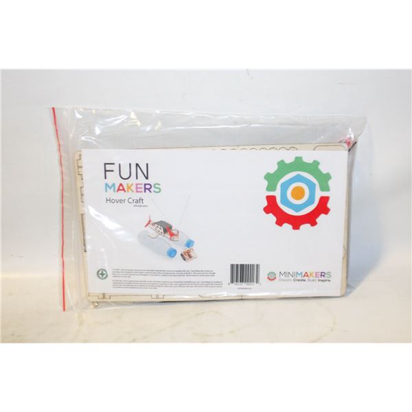 HOVERCRAFT WOODEN MODEL KIT WITH MOTOR