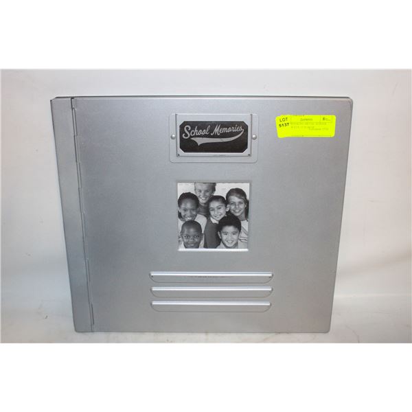 SCRAPBOOKING METAL SCHOOL LOCKER 12 X 12 ALBUM