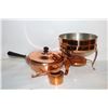 Image 1 : VINTAGE COPPER WARMING/CHAFING DISH W/LID &