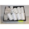 Image 1 : LARGE LOT OF WHITE SEWING THREAD
