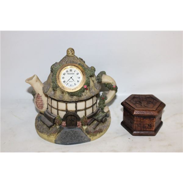 ESTATE HAMLET TEAPOT THEMED HOME MANTEL