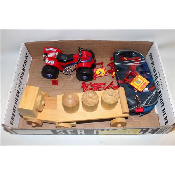 ESTATE HANDMADE WOODED SEMI TRUCK