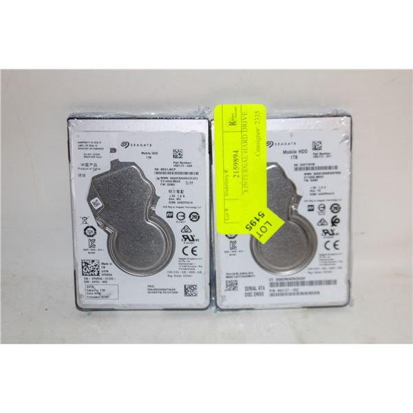 2 PCS 1TB INTERNAL HARD DRIVE