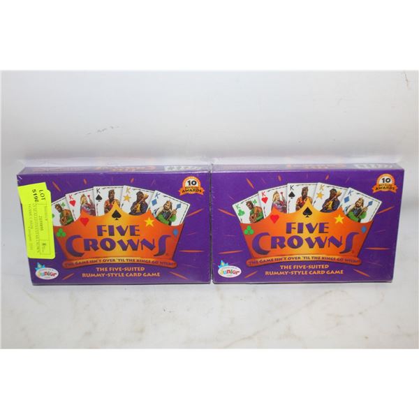 2 PACKS SEALED FIVESTAR CROWN BOARD GAME CARDS