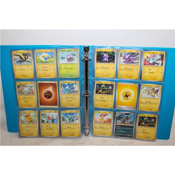 BINDER OF 72 POKEMON CARDS