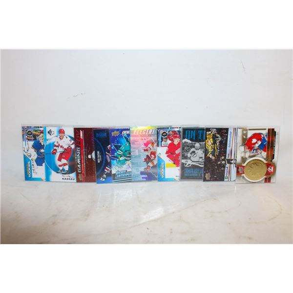 HOCKEY CARDS 10X LOT VARIOUS CANVAS