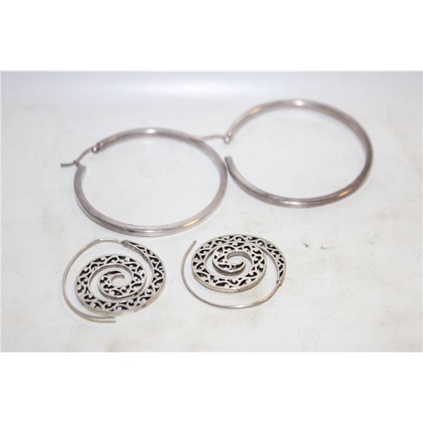 18.3 GRAM 925 SILVER EARRINGS-ESTATE