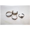 Image 1 : 7.3 GRAM 925 SILVER TOE RINGS-ESTATE