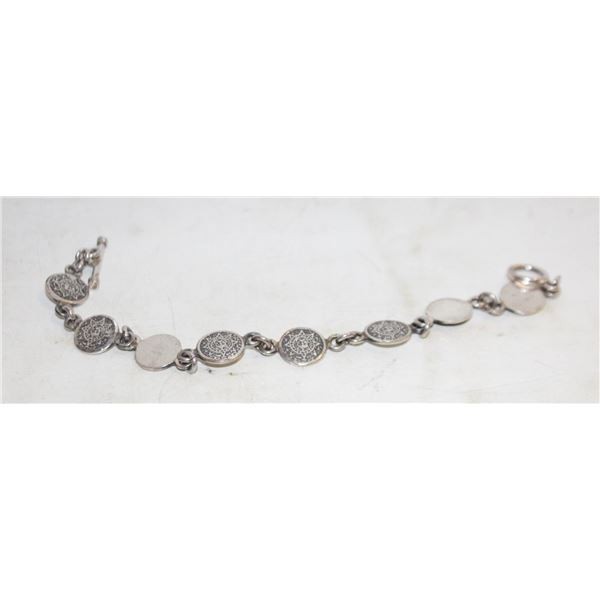 14.8 GRAM 925 SILVER BRACELET-ESTATE