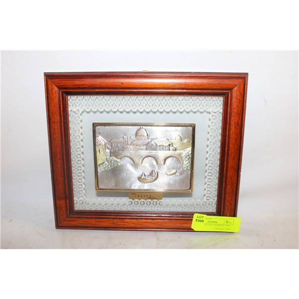 FIORELLO 925 HALLMARKED 8X10 FRAMED