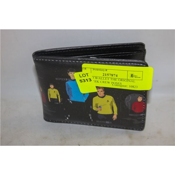 BI-FOLD WALLET THE ORIGINAL STAR TREK CREW POSES