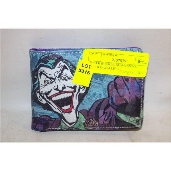 JOKER BUCKLE-DOWN MEN'S BI-FOLD WALLET -