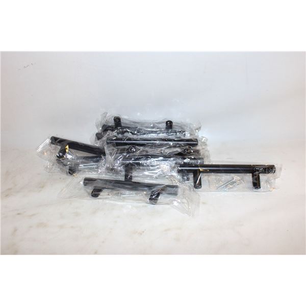 10 MATTE BLACK HANDLES STANDARD