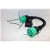 Image 1 : NEW PACK OF SPLITTER Y CABLE GREEN TYPE 2 J1939