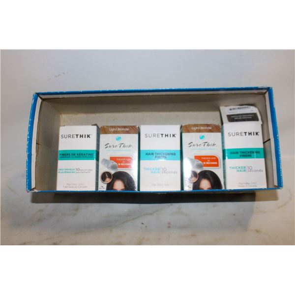 SURE THICK X5 HAIR THICKENING FIBERS - NEW