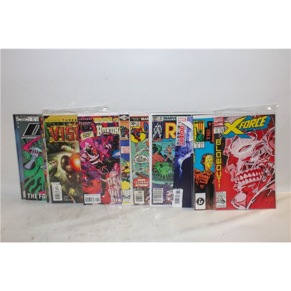 LOT OF 12 MARVEL COMIC BOOKS