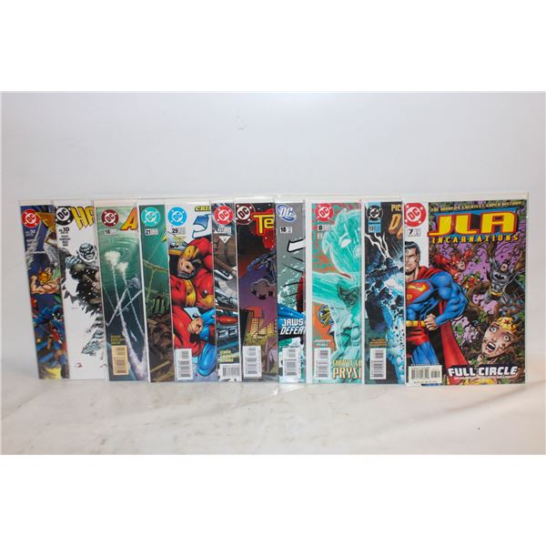 LOT OF 12 DC COMIC BOOKS
