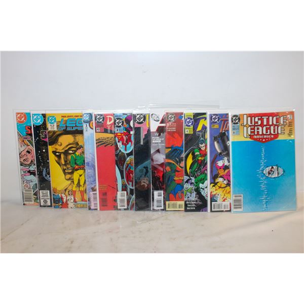 LOT OF 12 DC COMIC BOOKS