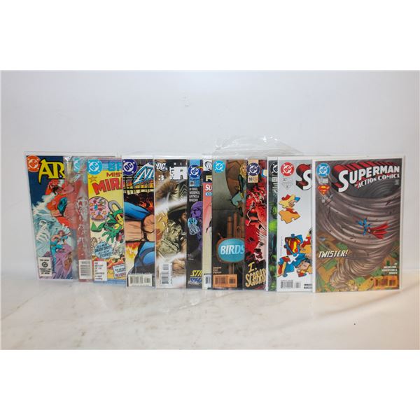 LOT OF 12 DC COMIC BOOKS