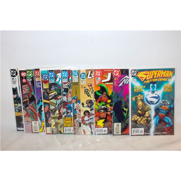 LOT OF 12 DC COMIC BOOKS